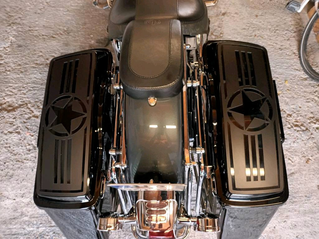 US ARMY STAR excellent lid covers for Harley-Davidson