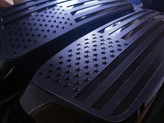 AMERICAN FLAG excellent lid covers for Harley-Davidson